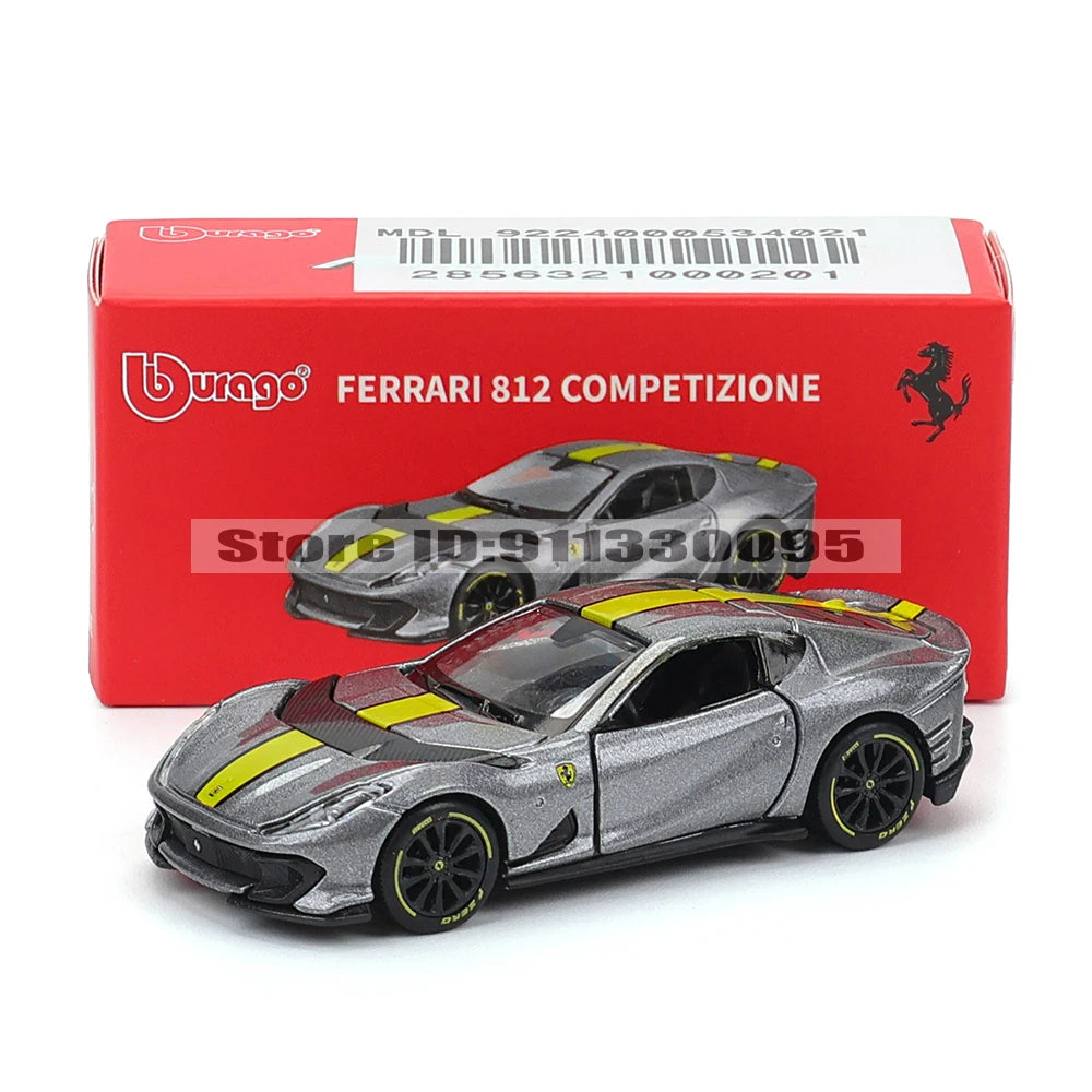 1: 64 Ferrari Series Multiple Choices SP3 812 ENZO F40 F12TDF SF90 458 Car Die Casting Model Children'S Gift Toy