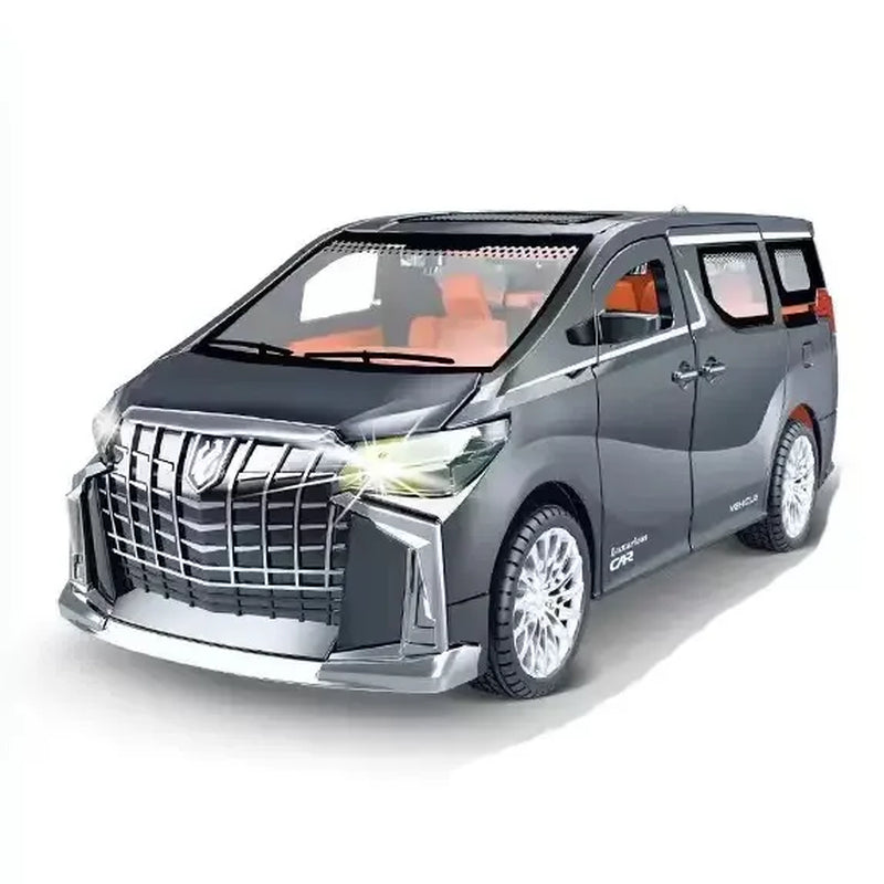 Children'S Inertia Pull-Back Car Toy with Lighting Sound Simulation Commercial Car Model Boy Gift Toy Car Kids Holiday Gift