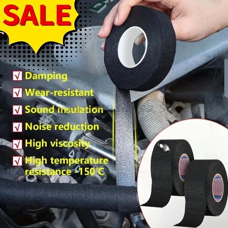Automotive Wiring Harness Flannel Tape Insulating Tape Thickened High Viscosity Electronic Wire Automotive High Temperature