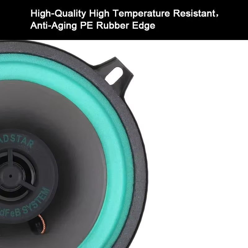 4/5/6.5 Inch Universal Car Coaxial Speakers Hifi Automotive Audio Full Range Frequency Subwoofer Enhanced Car Stereo Sound