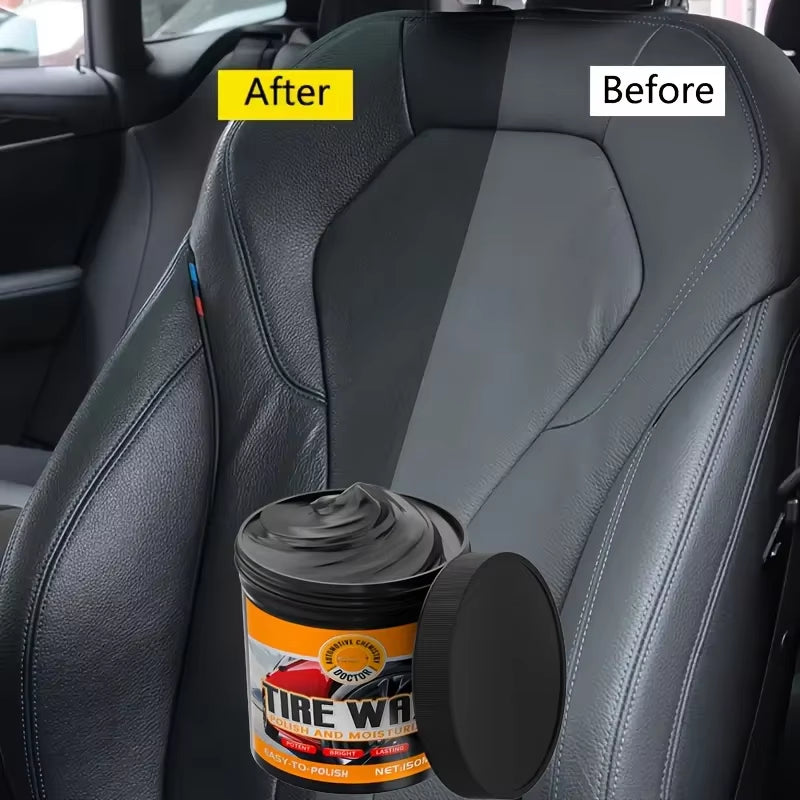 Automotive Plastic Repair Cream - Restore Black Shine, Durable Coating Set for Automotive Detail Repair and Care