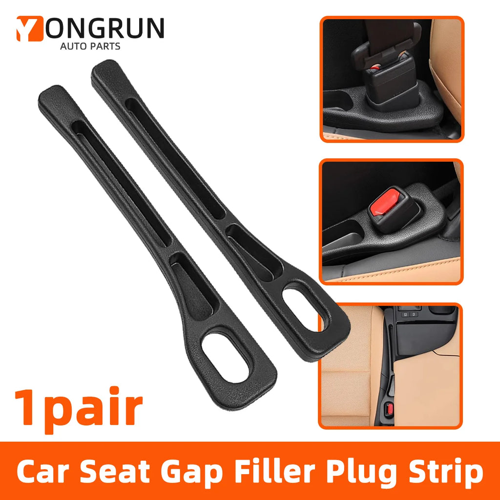 YONGRUN 1Pair Automotive Seat Gap Filler Storage Box Black General Motor Seat Gap Filler Automotive Seat Gap Automotive Interior