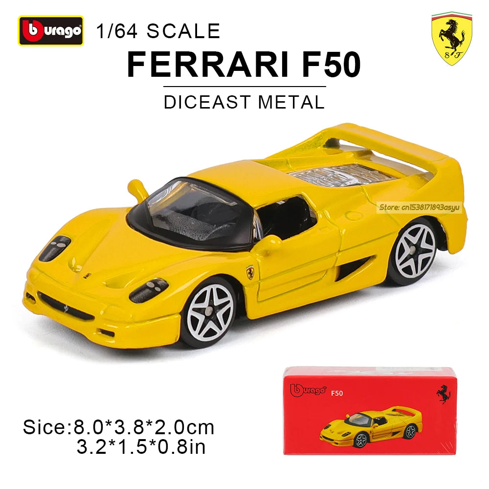 1: 64 Ferrari Series Multiple Choices SP3 812 ENZO F40 F12TDF SF90 458 Car Die Casting Model Children'S Gift Toy