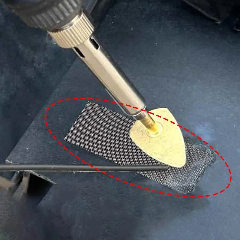 Car Bumper Stainless Steel Repair Mesh Plastic Crack Repair Mesh Welding Wire Mesh Net for Bumper Body Hood Vents 15X20Cm