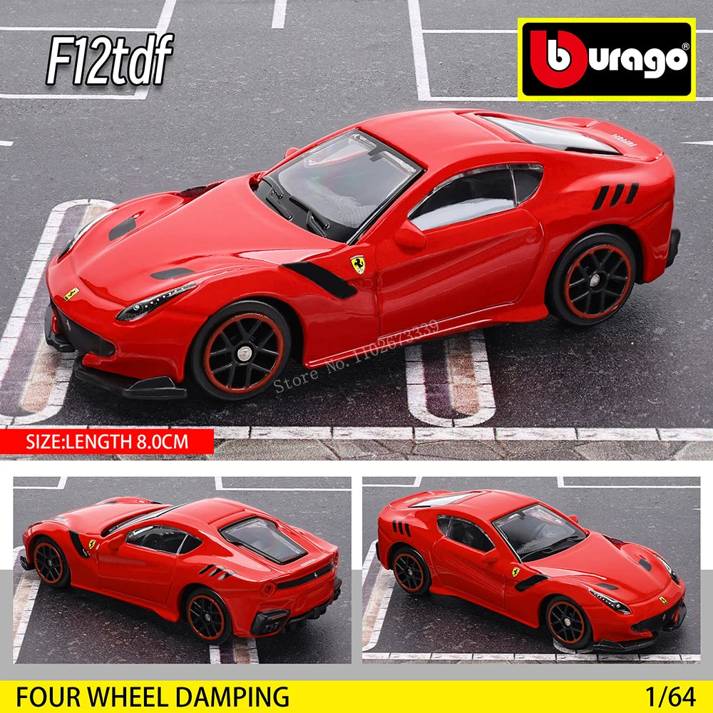 1: 64 Ferrari Series Multiple Choices SP3 812 ENZO F40 F12TDF SF90 458 Car Die Casting Model Children'S Gift Toy