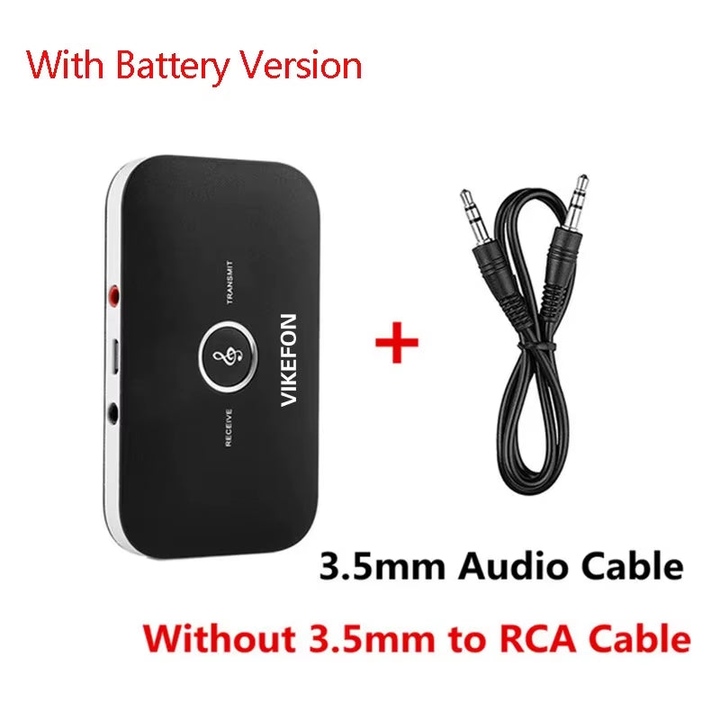 Bluetooth 5.0 Audio Transmitter Receiver RCA 3.5Mm AUX Jack USB Dongle Stereo Music Wireless Adapter for Car Kit PC TV Headphone