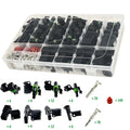 322Pcs 26 Kits 1/2/3/4 Pin Weather Pack Connectors Kit Automotive Electrical Connectors Waterproof Wire Connectors Kit 18-14 AWG