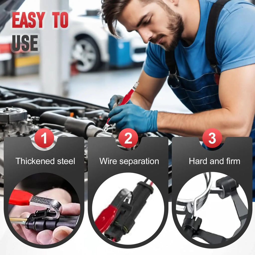 2Pcs Automotive Electrical Terminal Connector Separator Removal Tool Automotive Wiring Harness Plug Removal Separation Tools