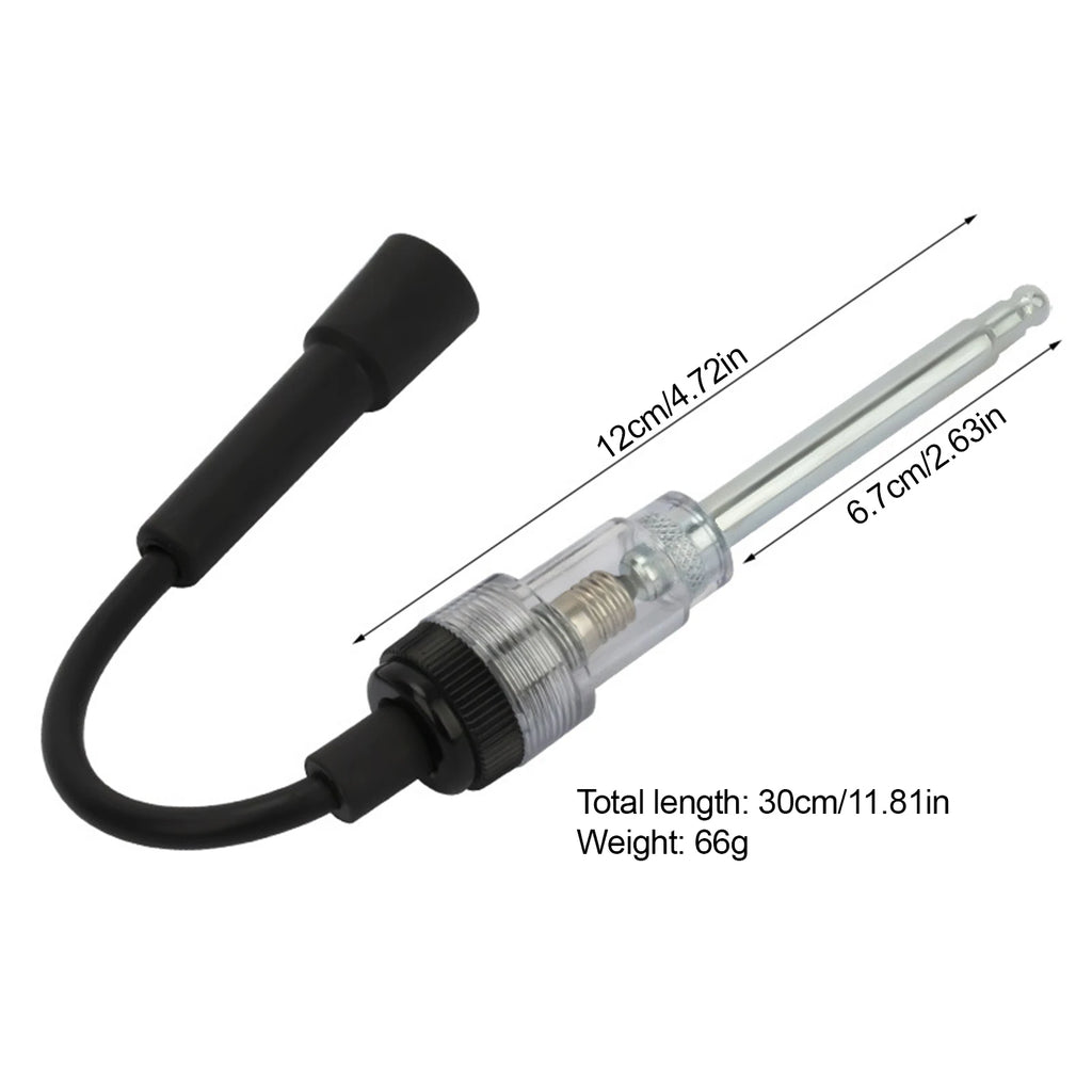 Automotive Spark Plug Tester Convenient to Use Metal Connectors Ignition Tester for Automotive Car Lawnmower