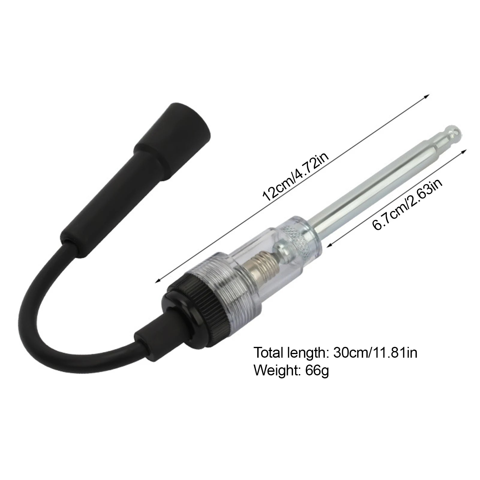Automotive Spark Plug Tester Convenient to Use Metal Connectors Ignition Tester for Automotive Car Lawnmower