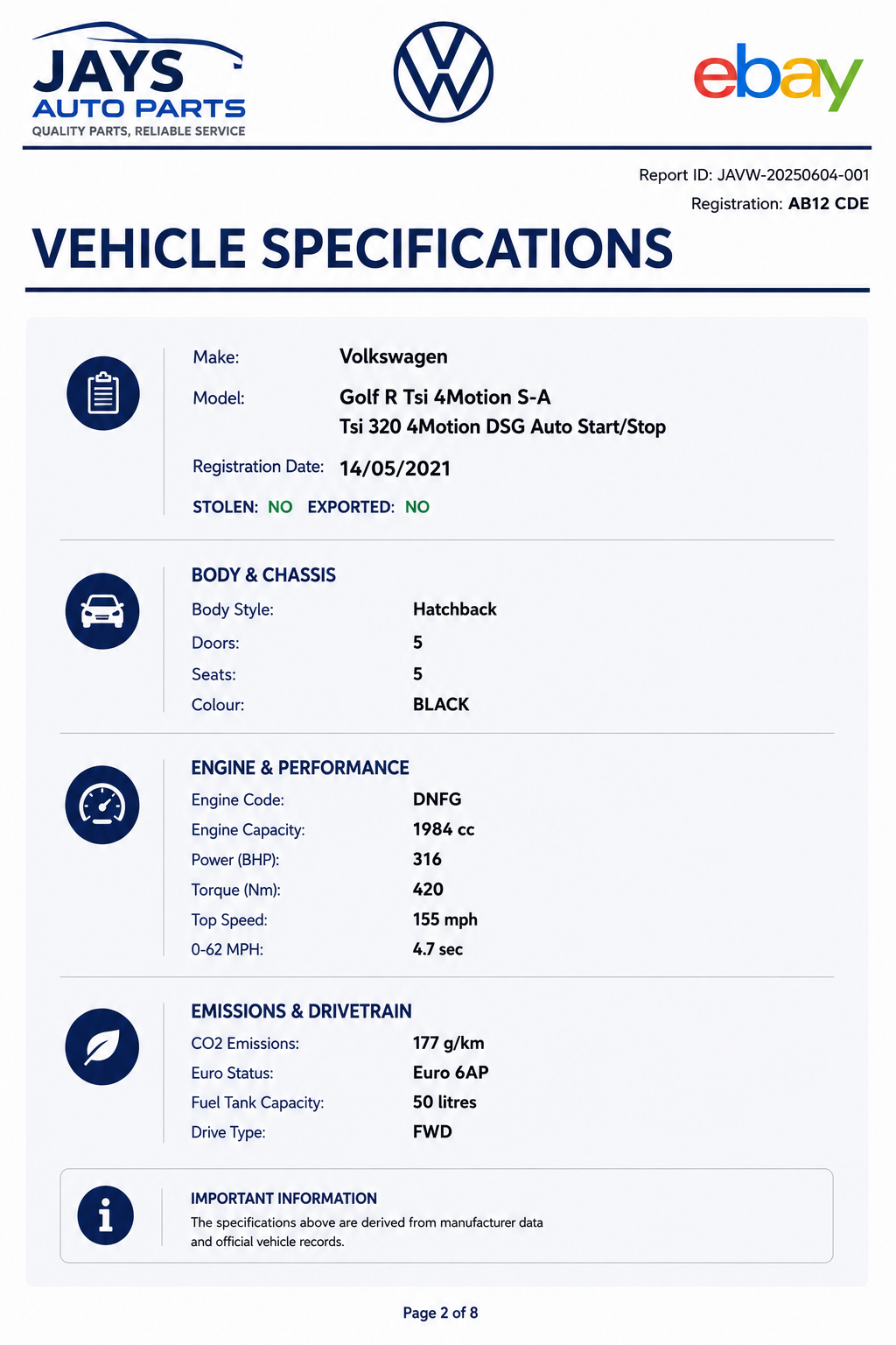 VIN Lookup & Full Vehicle History Report