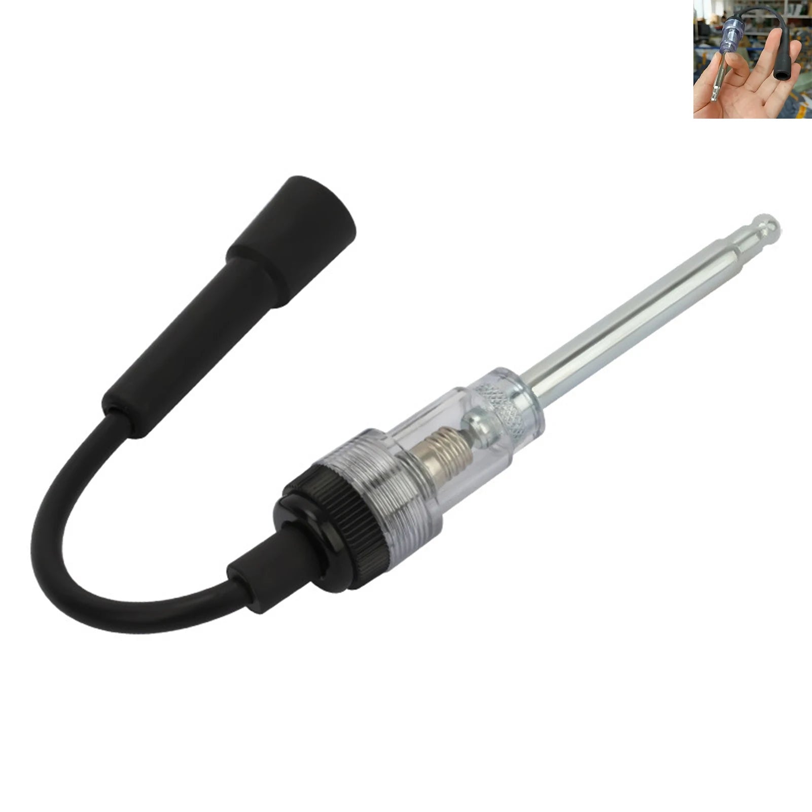 Automotive Spark Plug Tester Convenient to Use Metal Connectors Ignition Tester for Automotive Car Lawnmower