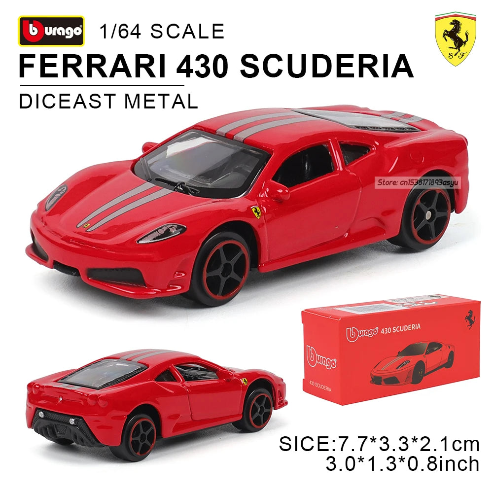 1: 64 Ferrari Series Multiple Choices SP3 812 ENZO F40 F12TDF SF90 458 Car Die Casting Model Children'S Gift Toy