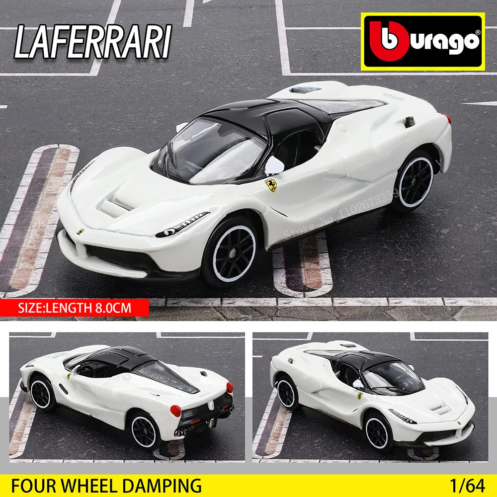 1: 64 Ferrari Series Multiple Choices SP3 812 ENZO F40 F12TDF SF90 458 Car Die Casting Model Children'S Gift Toy