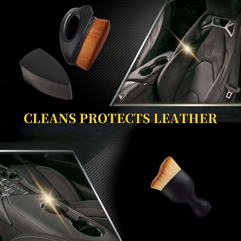 4-5PCS Car Detailing Brush Set Air Conditioning Vent Clean Crevice Sweep Dust Duster Auto Interior with Brush Car Wash Tool Set
