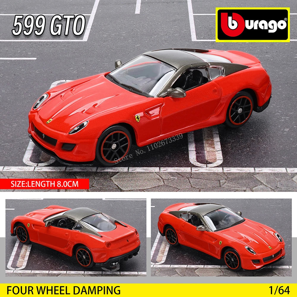 1: 64 Ferrari Series Multiple Choices SP3 812 ENZO F40 F12TDF SF90 458 Car Die Casting Model Children'S Gift Toy