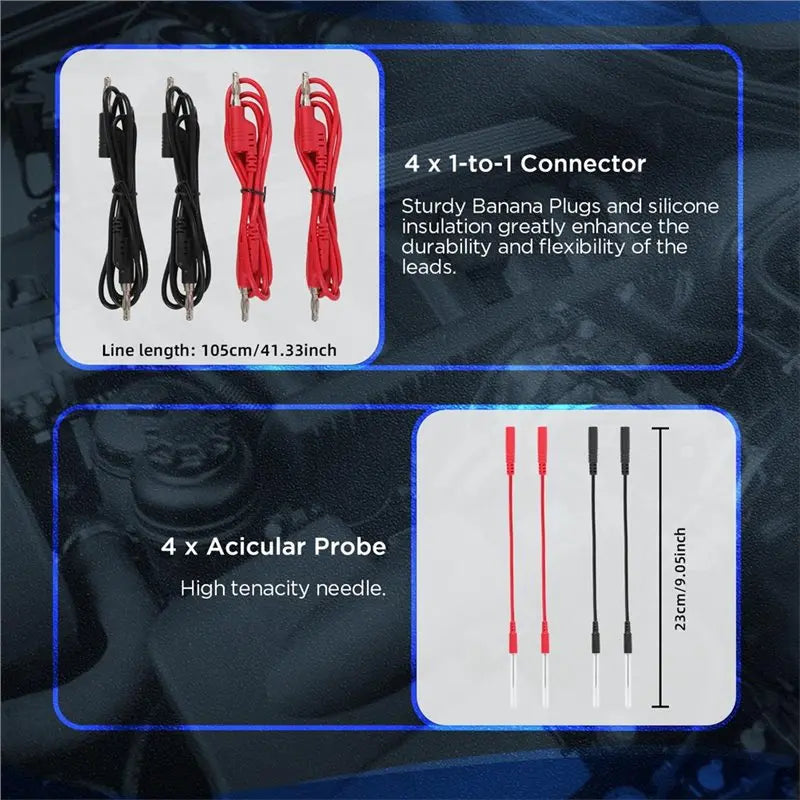 Automotive Connector Testing Line Automotive Wiring Harness Automotive Diagnostic Tools Multimeter Test Leads