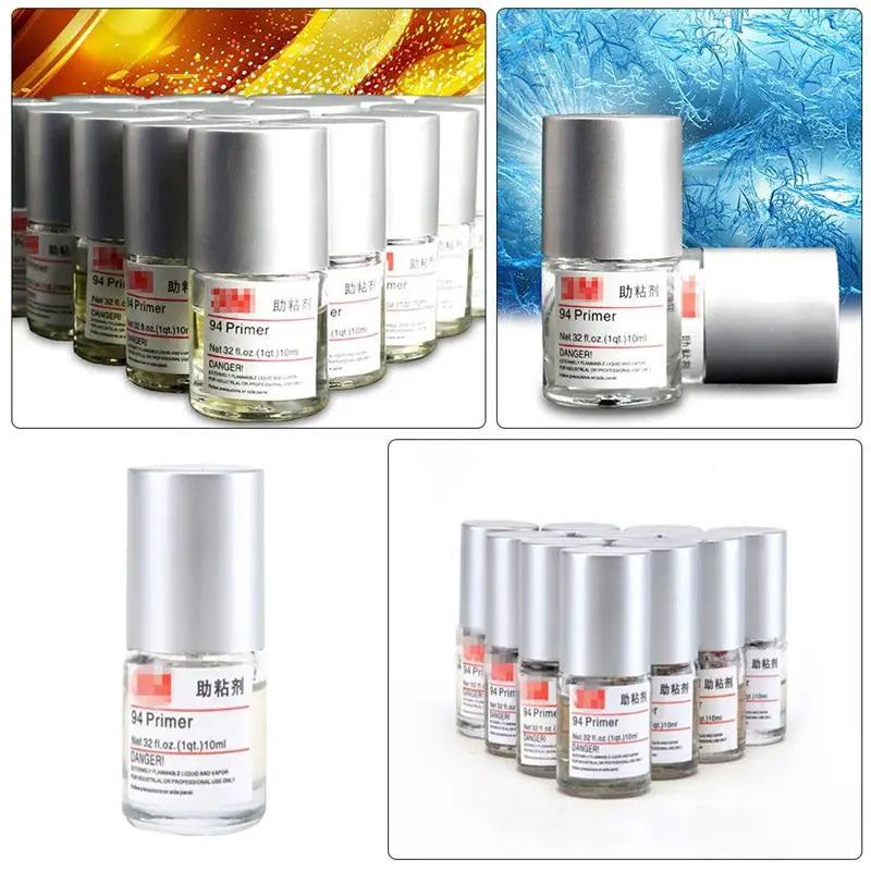 Automotive Tape Primer Adhesive Adhesion Promoter Bonder Automotive Decorative Strip Double-Sided Adhesive Aid 10ML