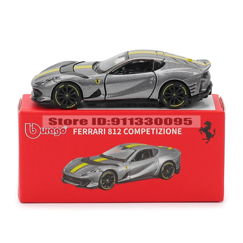 1: 64 Ferrari Series Multiple Choices SP3 812 ENZO F40 F12TDF SF90 458 Car Die Casting Model Children'S Gift Toy