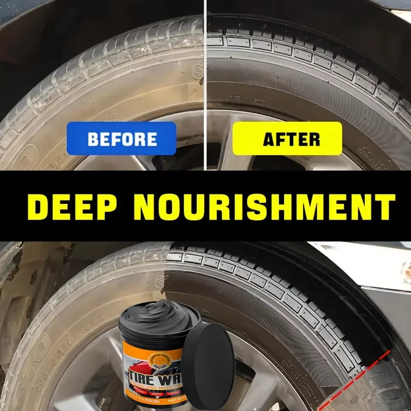 Automotive Plastic Repair Cream - Restore Black Shine, Durable Coating Set for Automotive Detail Repair and Care