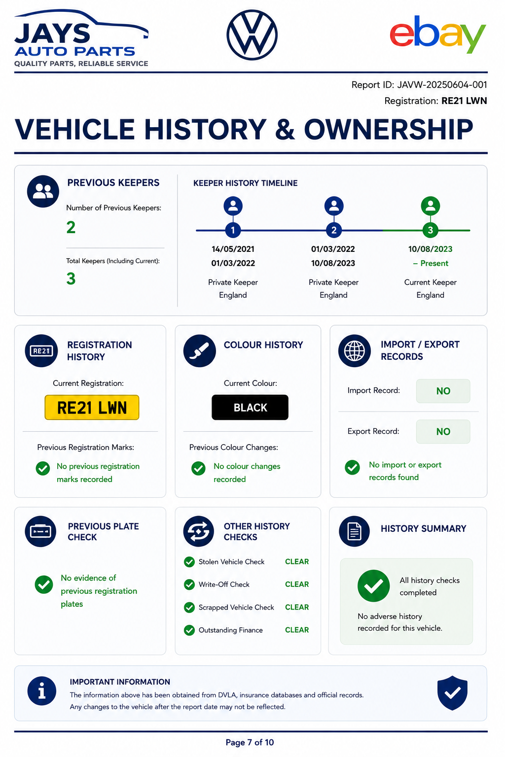 VIN Lookup & Full Vehicle History Report
